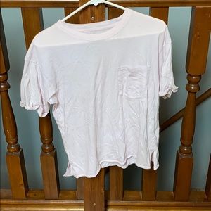 American Eagle oversized cropped tee shirt